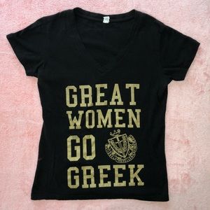 Tultex Large Panhellenic Woman V-Neck T-Shirt